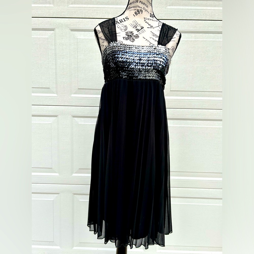 Kiki black sequin dress